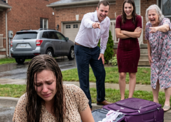 Thrown Into the Rain While Pregnant, She Called Her Billionaire Father—and His Entire Life Collapsed